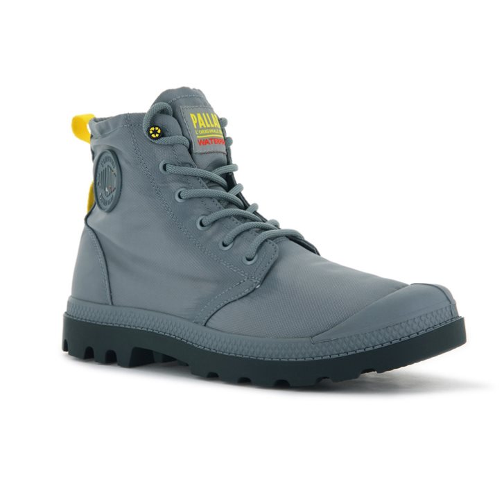 Pánské Boty Palladium Pampa Recycle Nepromokavé+ 2 Šedé | CZ ZPQ-06W